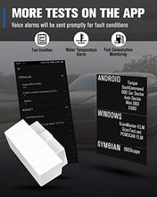 Carica l'immagine nel visualizzatore di Gallery, KOYOSO OBD2 Bluetooth, Mini OBD II ELM327 Wireless Auto Code Lettore...