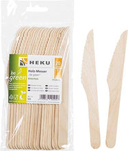 Carica l'immagine nel visualizzatore di Gallery, HEKU 30011-01: Set bio usa e getta con piatti Ø 23 cm, coltelli, forchette e... - Ilgrandebazar
