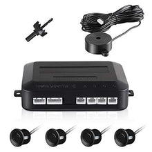 Carica l'immagine nel visualizzatore di Gallery, Sensori Parcheggio Auto Aolead Posteriore Kit 4 Radar Nero
