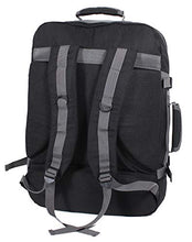 Carica l'immagine nel visualizzatore di Gallery, CABIN GO Zaino cod. MAX 5540 bagaglio a mano/cabina da MX5540, Nero/Grigio