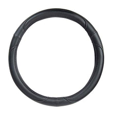 Carica l'immagine nel visualizzatore di Gallery, AmazonBasics - Coprivolante in finta pelle, 38 cm, nero Nero - Ilgrandebazar