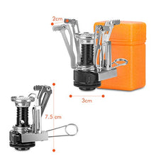 Carica l'immagine nel visualizzatore di Gallery, Magicfun Pentola da Campeggio con Mini Stufa Portatile Leggero Outdoor...
