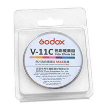 Carica l'immagine nel visualizzatore di Gallery, Godox V11C - Set di gel colorati per uso con piastra diffusore AK-R16 per...