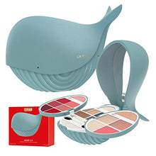 Carica l'immagine nel visualizzatore di Gallery, Pupa Whale 4 Trousse Make-up Kit 002 Celeste Balena