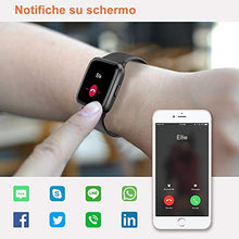 Carica l'immagine nel visualizzatore di Gallery, YAMAY ZOSKVE Smartwatch con Saturimetro Misuratore Pressione Nero