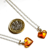 Carica l'immagine nel visualizzatore di Gallery, Collana a catena in argento sterling 925 18 pollici con pendente a cuore in... - Ilgrandebazar