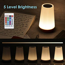 Carica l'immagine nel visualizzatore di Gallery, Auxmir Luce Notturna Bambini Lampada da Comodino Colorata LED con 13...
