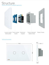 Carica l'immagine nel visualizzatore di Gallery, LIVOLO Interruttore della Luce con Indicatore LED Touch Switch Pannello... - Ilgrandebazar