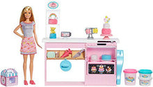 Carica l'immagine nel visualizzatore di Gallery, Barbie GFP59 Cake Design - Set da gioco per decorare la torta, Bambola... - Ilgrandebazar