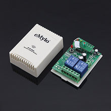 Carica l'immagine nel visualizzatore di Gallery, eMylo DC 24 V 2 canali 433 Mhz telecomando RF modulo relè senza fili...