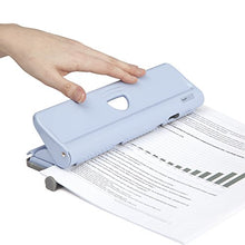 Carica l'immagine nel visualizzatore di Gallery, Rapesco Perforatore a 4 fori 720, Fora fino a 22 fogli 80gsm, Celeste Azzurro - Ilgrandebazar