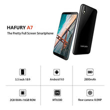 Carica l'immagine nel visualizzatore di Gallery, Hafury A7(2019) Android 9.0 Smartphone da 5.5'' Display (18:9), Triplo Blu - Ilgrandebazar