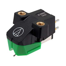 Carica l'immagine nel visualizzatore di Gallery, Audio-Technica AT-VM95E Dual Moving Magnet Turntable Cartridge Green Black...