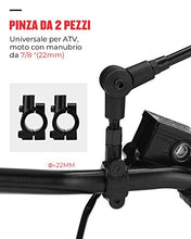 Carica l'immagine nel visualizzatore di Gallery, Moto Specchietto Retrovisore Omologati Universali Specchi Specchio...