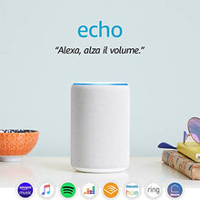 Carica l'immagine nel visualizzatore di Gallery, Amazon Echo (3ª generazione) - Altoparlante Tessuto grigio chiaro