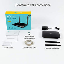 Carica l'immagine nel visualizzatore di Gallery, TP-Link TL-MR6400 Router 4G LTE Wireless ,300Mbps, Porta LAN/WAN, Senza... - Ilgrandebazar