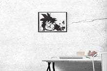 Carica l'immagine nel visualizzatore di Gallery, Poster Son Goku Dragon Ball Handmade Graffiti Street Art - Artwork