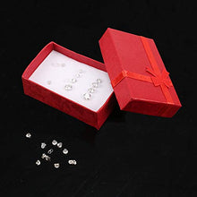 Carica l'immagine nel visualizzatore di Gallery, NACTECH 4 Paio Orecchini in Argento 925 a Bottone per Donna in... - Ilgrandebazar