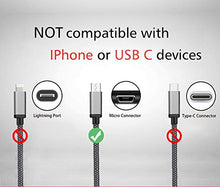 Carica l'immagine nel visualizzatore di Gallery, Aioneus Cavo Micro USB [3 Pezzi:15M,2M,3Metri] Nylon...