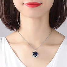 Carica l'immagine nel visualizzatore di Gallery, AILUOR - Collana, in argento Sterling, con ciondolo a forma di cuore... - Ilgrandebazar