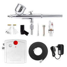 Carica l'immagine nel visualizzatore di Gallery, Compressore Aerografo Kit Mini Set per Modellismo... - Ilgrandebazar