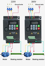 Carica l'immagine nel visualizzatore di Gallery, VFD Inverter convertitore di frequenza, 0.75/1.5/2.2KW 220V/380V 1HP/3HP...