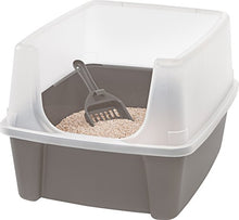 Carica l'immagine nel visualizzatore di Gallery, Iris Ohyama, lettiera per gatti con pala - Cat Litter Box - Marrone grigio