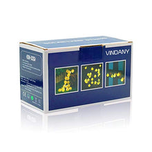 Carica l'immagine nel visualizzatore di Gallery, Vindany Catena Luminosa Esterno Solare - 60 LED Lucine Bianco Caldo