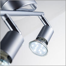 Carica l'immagine nel visualizzatore di Gallery, B.K. Licht Faretti LED da soffitto orientabili, include 2 lampadine GU10 da... - Ilgrandebazar
