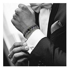 Carica l'immagine nel visualizzatore di Gallery, Bracciale magnetico da uomo, CNNIK in titanio per terapia... - Ilgrandebazar