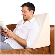 Carica l'immagine nel visualizzatore di Gallery, Purovi® Cuscino a Cuneo per letto e divano | Supporto lombare | Ideale per...