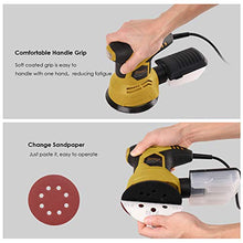 Carica l'immagine nel visualizzatore di Gallery, Levigatrice Orbitale 7 velocità, rotoorbitale Nero &amp; Giallo - Ilgrandebazar