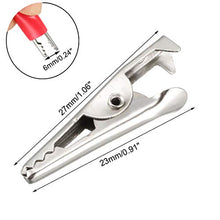 Carica l'immagine nel visualizzatore di Gallery, Sourcing Map morsetti a coccodrillo, coccodrillo jumper clip Helper 6mm,40pcs - Ilgrandebazar
