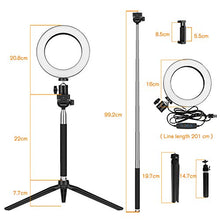 Carica l'immagine nel visualizzatore di Gallery, Luce ad Anello LED, Eletorot 6” Ring Light Lampada per Selfie Estetista...