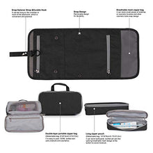 Carica l'immagine nel visualizzatore di Gallery, Wind Took Bolsa da Toilette Beauty Case Viaggio Wash Bag Appendibile Nero