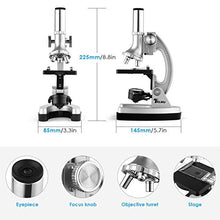 Carica l'immagine nel visualizzatore di Gallery, TELMU Microscopio per studenti 300X-600X-1200X Magnifications Microscopio...