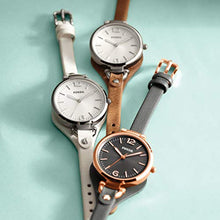 Carica l'immagine nel visualizzatore di Gallery, Fossil Orologio Analogico Donna con Cinturino in Pelle ES3077 - Ilgrandebazar