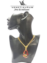 Carica l'immagine nel visualizzatore di Gallery, Venetiaurum - Collana donna in vetro di Murano originale e Argento...