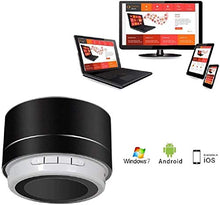 Carica l'immagine nel visualizzatore di Gallery, Altoparlante portatile Bluetooth con bassi potenti, gamma di connessione Nero