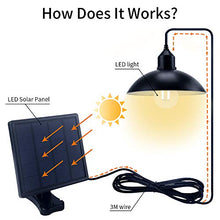 Carica l'immagine nel visualizzatore di Gallery, Jolicobo Solar Lampada da Soffitto Hanging Lamp 2 Modalità Coprilampada - Ilgrandebazar