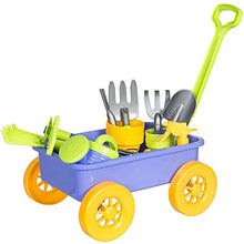 Carica l'immagine nel visualizzatore di Gallery, deAO Carriola e Attrezzi da Giardino per Bambini Gioco di Multicolore