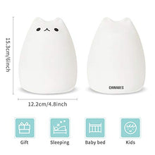 Carica l'immagine nel visualizzatore di Gallery, CHwares Luce notturna a LED per bambini, in silicone, lampada da comodino,...
