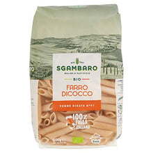 Carica l'immagine nel visualizzatore di Gallery, Pasta Sgambaro - Penne Rigate - Farro Dicocco Bio - 500 gr