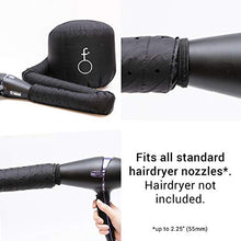 Carica l'immagine nel visualizzatore di Gallery, Hair Flair Softhood - cuffia gonfiabile per asciugacapelli - nero - Ilgrandebazar