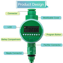 Carica l'immagine nel visualizzatore di Gallery, Jeteven Irrigatore Automatico Timer Irrigazione, di Irrigazione...