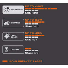 Carica l'immagine nel visualizzatore di Gallery, Osram 64210NL-HCB Night Duo Box (2 lampade), NIGHT BREAKER LASER next Gen