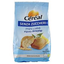 Carica l'immagine nel visualizzatore di Gallery, Céréal Mini Cake SENZA ZUCCHERI al limone, merendine dolci senza zucchero -...