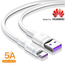 Carica l'immagine nel visualizzatore di Gallery, 5A Cavo Type C Caricabatterie C/Fast Charger per Huawei Mate 9,Huawei 1M - Ilgrandebazar
