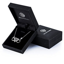 Carica l'immagine nel visualizzatore di Gallery, BlingGem Collane da Donna in Argento Placcato Oro con Zirconia Bianco - Ilgrandebazar