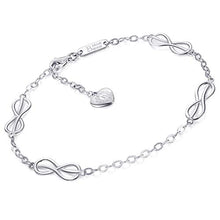 Carica l'immagine nel visualizzatore di Gallery, 925 sterline d'argento Infinity Love Bracciale - Billie Bijoux Donne Simbolo... - Ilgrandebazar